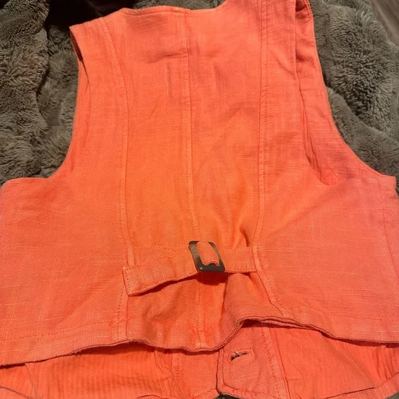 We The Free Vibrant Orange Vest - Picture 7 of 8